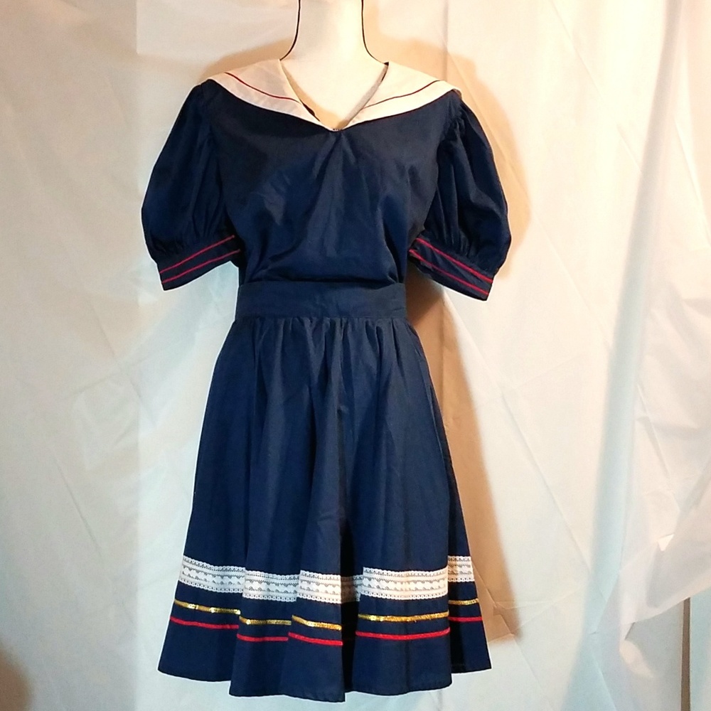 Sailor Blouse and Skirt Set